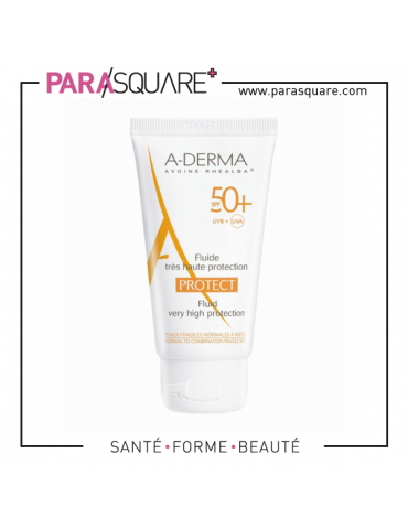 A-Derma Protect Fluide Très Haute Protection IP50+ Tube 40ml