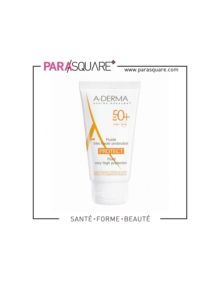 A-Derma Protect Fluide Très Haute Protection IP50+ Tube 40ml A-Derma Protect Fluide Très Haute Protection IP50+ Tube 40ml